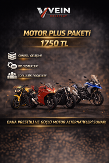 🖤 Motor — Donate Paketleri
