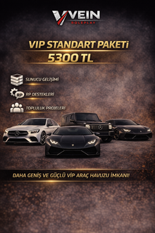 🖤 VIP Cars Donate — Destek Paketleri