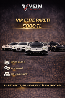 🖤 VIP Cars Donate — Destek Paketleri