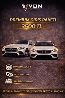 🖤 Premium Cars Donate — Destek Paketleri