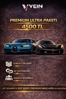 🖤 Premium Cars Donate — Destek Paketleri