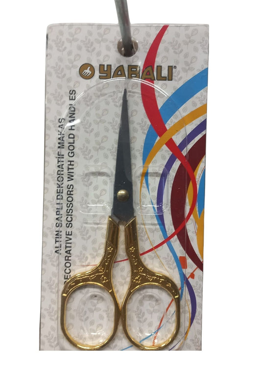 Nakýþ Makasý Altýn Saplý Dekoratif Makas Model 1