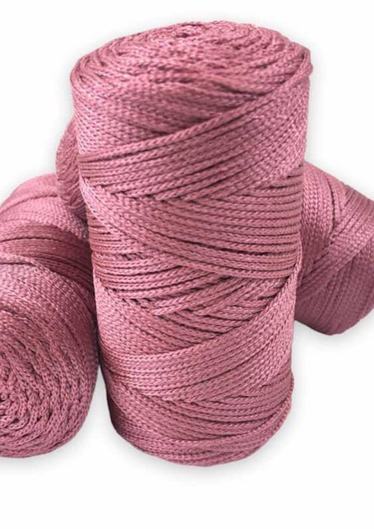 Makrome Ýpi 3mm Polyester Gül Kurusu