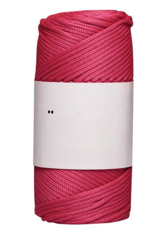 Makrome Ýpi 3mm Polyester  Fuþya