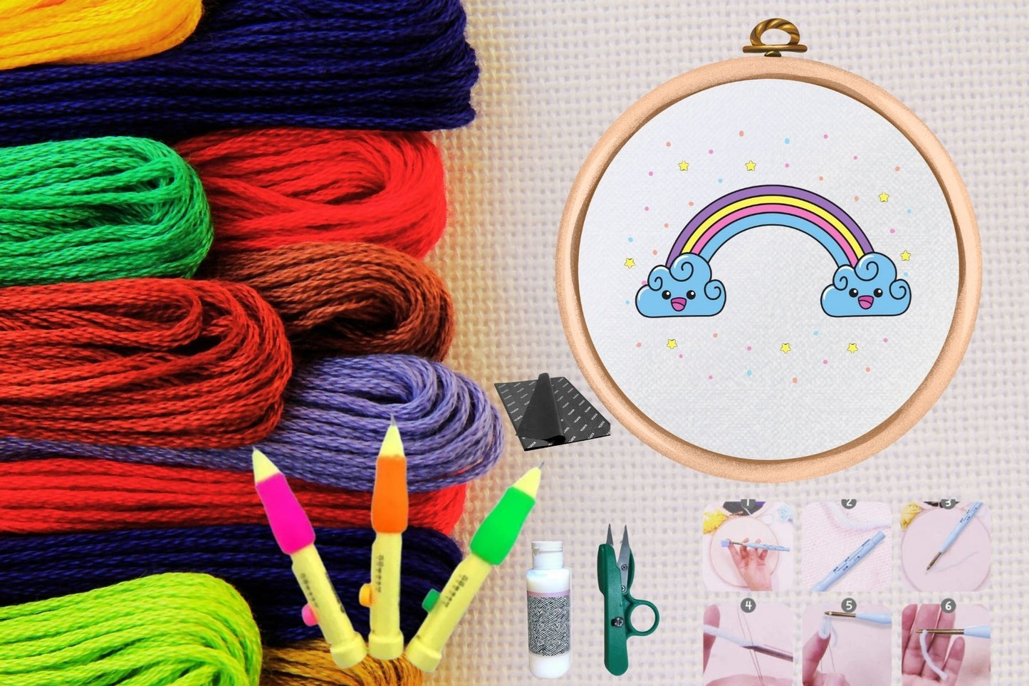 Punch Seti Nakýþ Seti Kasnaklý Kendin Yap Seti Seri 47