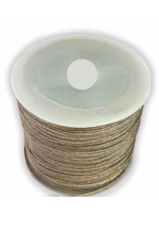 Paraþüt Ýpi, Bileklik-Kolye örgü ipi 1 mm 50 metre Vizon