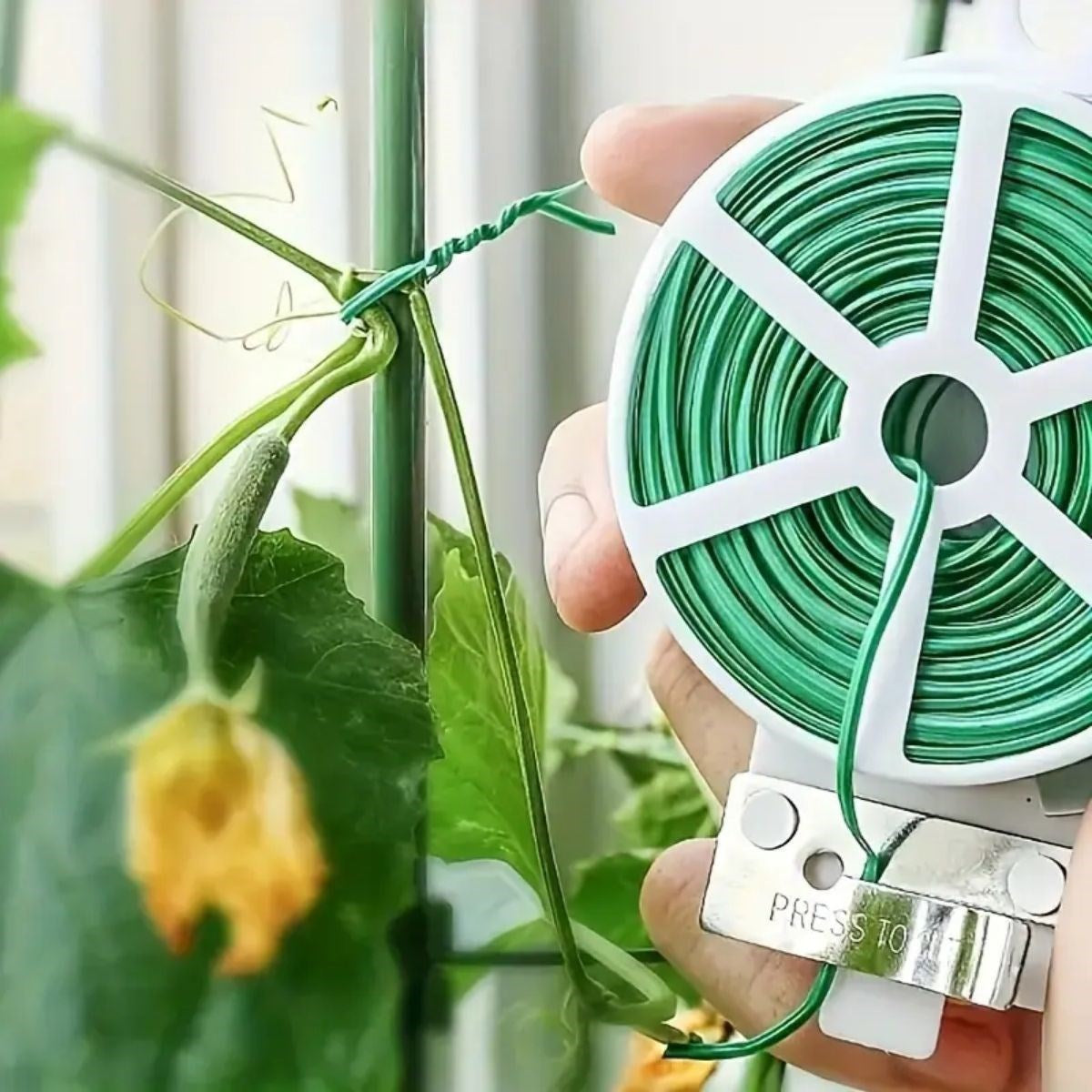 BUFFER® 50 Metre Kendiliðinden Kesici Býçaklý Bitki Saksý Kablo Sabitleme Teli