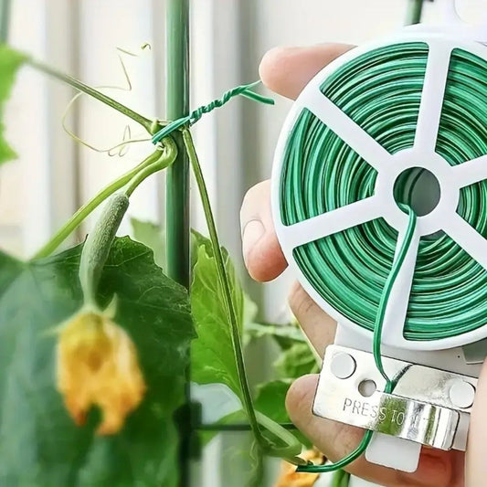 BUFFER® 50 Metre Kendiliðinden Kesici Býçaklý Bitki Saksý Kablo Sabitleme Teli