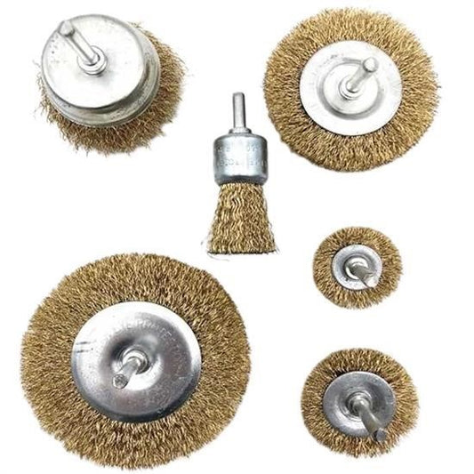 BUFFER® 6'lý Pimli Tel Fýrça Seti Pas Yað Kir Boya Yapýþkan Çözücü