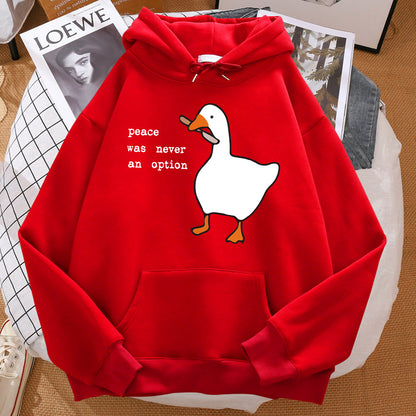 Streetwear Hoodie mit Cartoon-Print – Lockerer Schnitt | Frühling & Herbst Kapuzenpullover