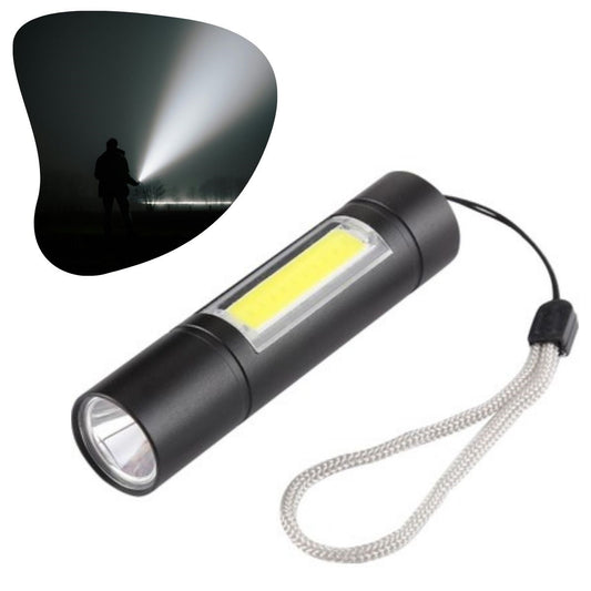 BUFFER® Solar Kutulu Mini El Feneri – Taþýnabilir LED Kamp ve Acil Durum El Lambasý