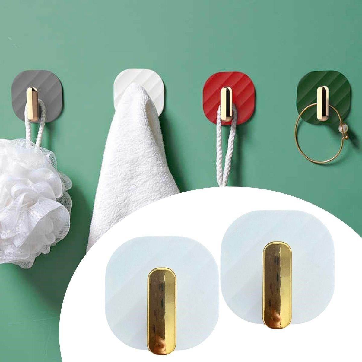 BUFFER® 2li Yapýþkanlý Retro Askýlýk Dolap Kapak Kulpu Beyaz