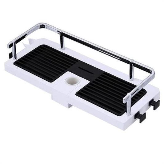 BUFFER® Banyo Direðine Asýlabilir Köþelik Þampuanlýk Sabunluk Çift Askýlý Düzenleyici Raf Paslanmaz