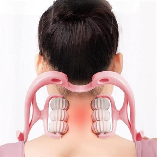 BUFFER® Çok Fonksiyonlu Manuel Altý Tekerlekli Boyun Masaj Aleti