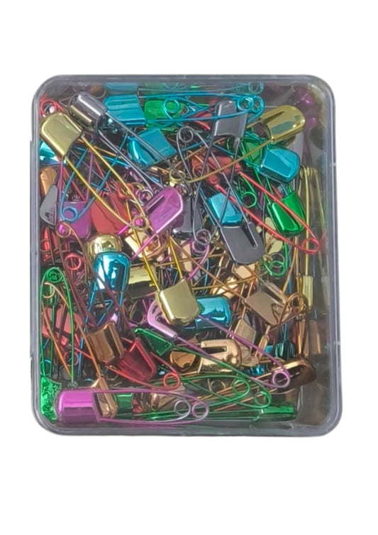 Çengelli Ýðne Kilitli Bebe Renkli Büyük 100 Adet