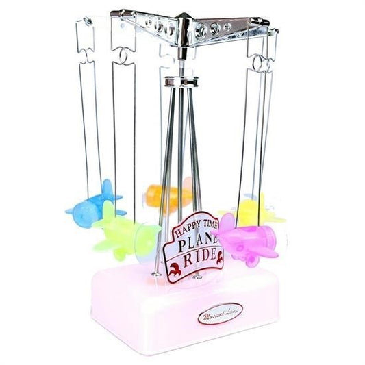 BUFFER® Hareketli Uçaklý Kurmalý Hediyelik Küçük Müzik Kutusu Aleti