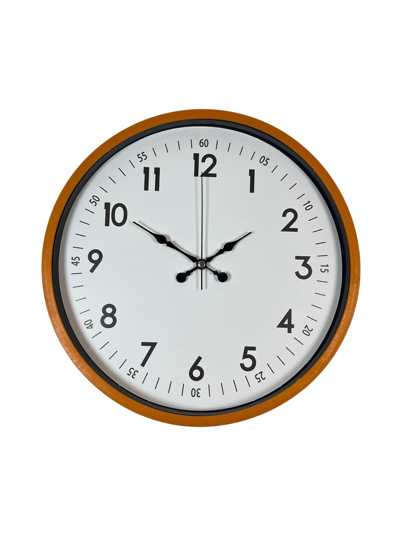 Zentime 36 Cm Turuncu Dekoratif Duvar Saati