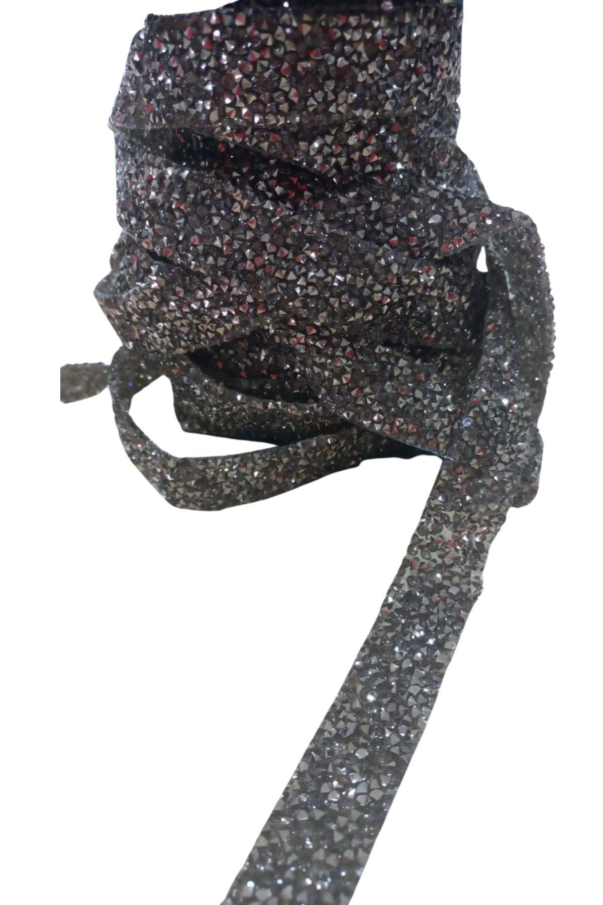 Silikonlu Yapýþtýrma Taþ 1 cm Siyah 10 Metre