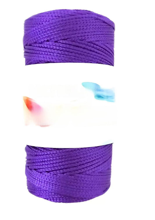 Makrome Ýpi 3mm Polyester Mor