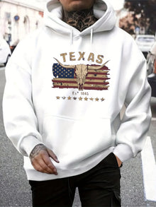 Men’s Hoodie Fall & Winter – Relaxed Hooded Sweatshirt in Retro Design | Casual Streetwear