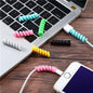 BUFFER® 4lü Apple, Android Þaj Kablosu Koruyucu Silikon Spiral Yay Aparat