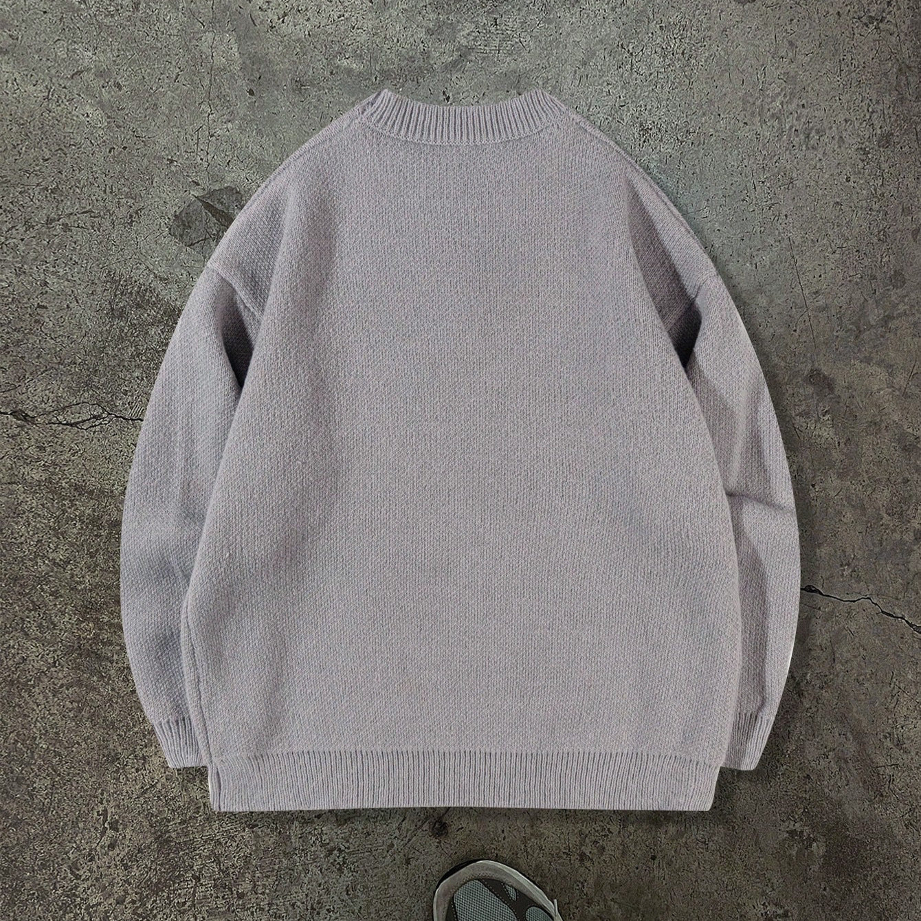 Herren Strickpullover – Locker, Geometrisches Jacquard Muster, Komfort