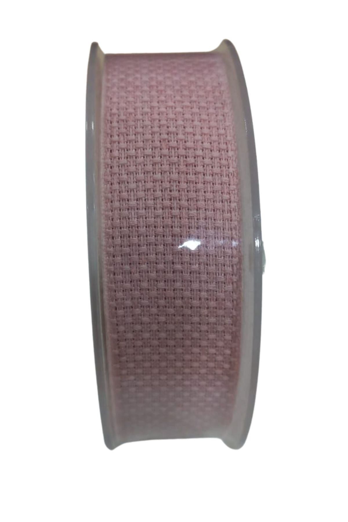 Keten Kurdele 25 mm Pudra 1 Metre