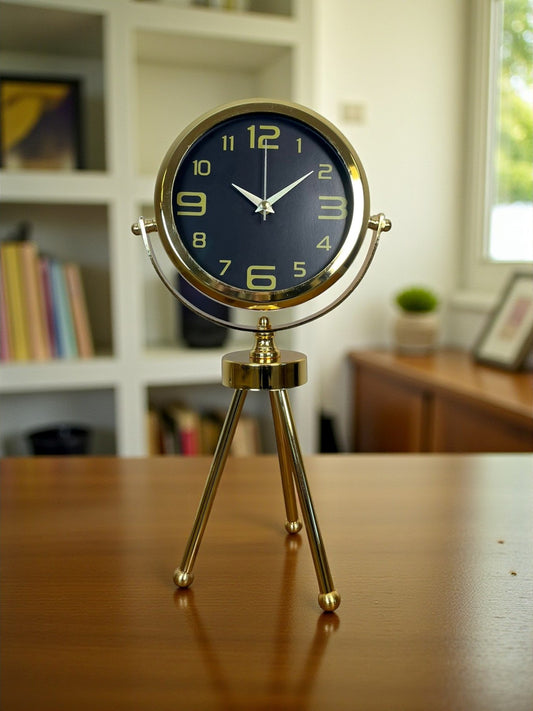 Zentime Gold Lüks Üç Ayaklý Masa Saati