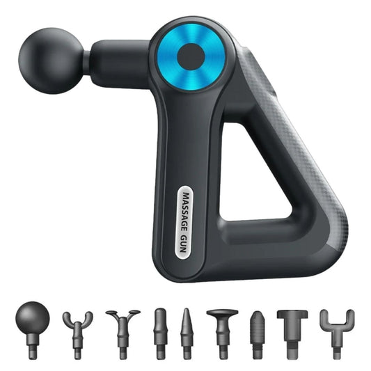 BUFFER® 12 Farklý Baþlýklý Profesyonel Masaj Tabancasý - Kas Gevþetici ve Yorgunluk Giderici Masaj Aleti