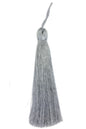 Püskül Tekli 10 cm 1 Adet Gümüþ