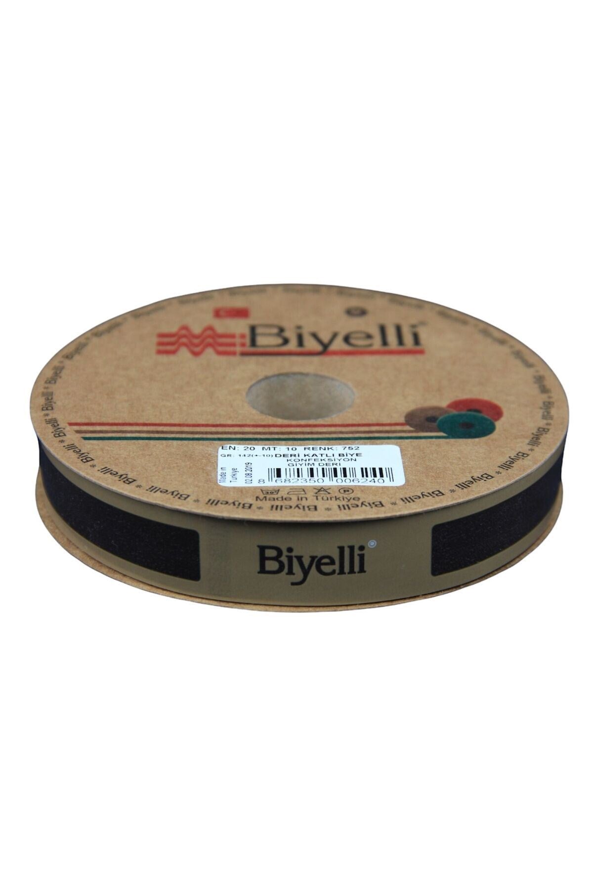 Biye Deri Katlý 752 Kahverengi 2 cm 25 Metre %100 Polyester