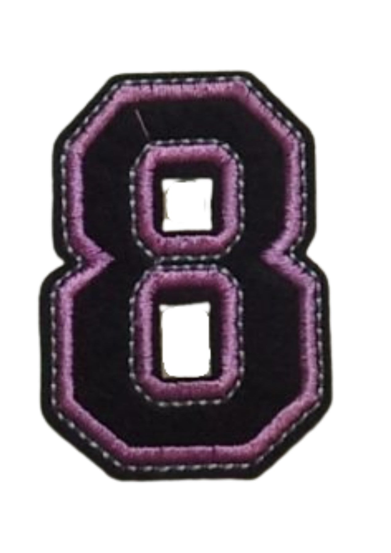 Aplike Ütü Ýle Yapýþan 8  Rakamý  Arma 3x4 cm