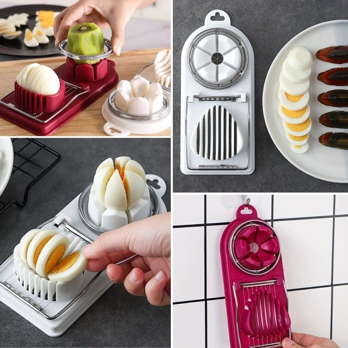 BUFFER® Çok Fonksiyonlu Eþit Yumurta ,Meyve Dilimleyici Kesici Aparat