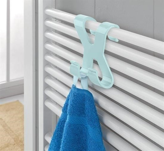 BUFFER® Hang it Pratik Kolay Taþýmabilir Havlupan 2 Kancalý Banyo Askýsý