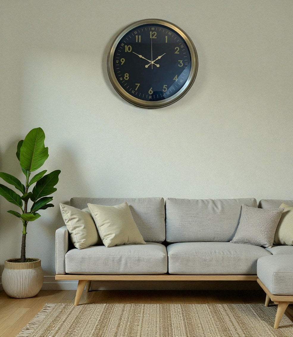 Zentime 40 Cm Eskitme Vintage Duvar Saati