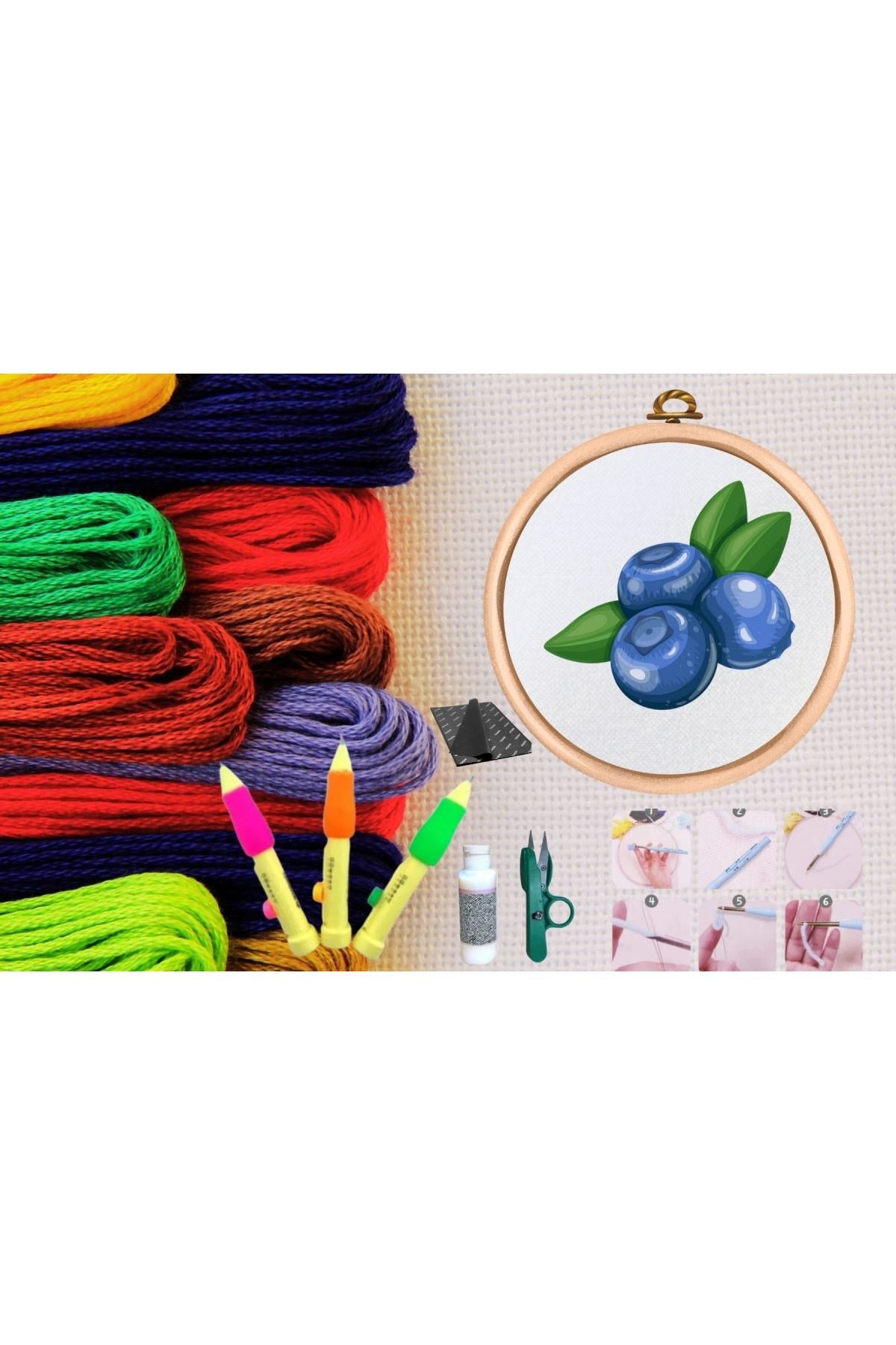 Punch Seti Nakýþ Seti Kasnaklý Kendin Yap Seti Seri 148