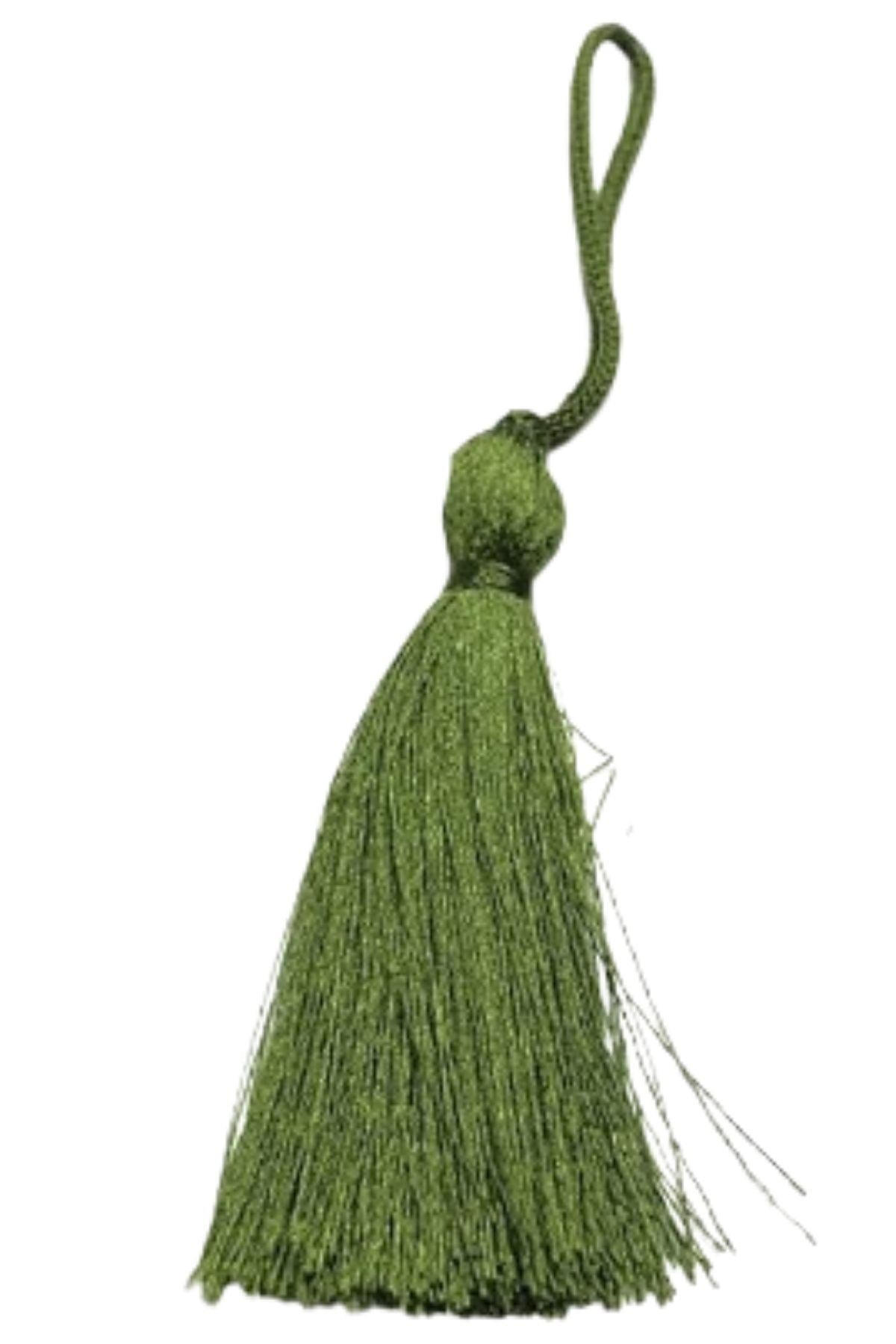 Püskül Tekli 10 cm 1 Adet Yeþil