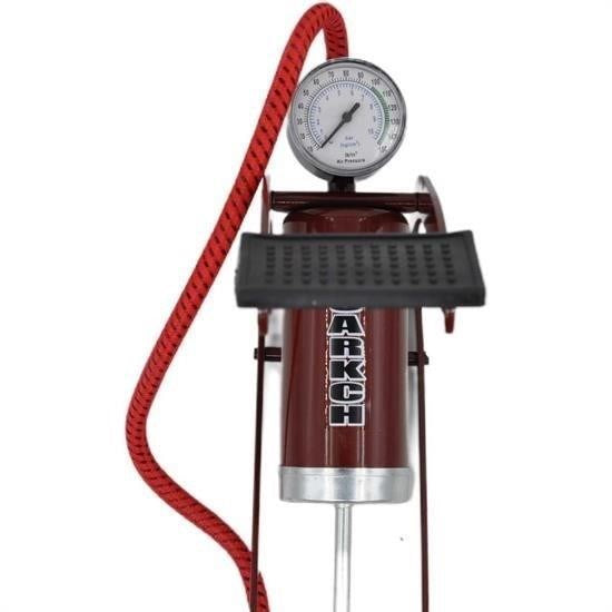 BUFFER® Basýnç Göstergeli Ayak Pompasý Araba Bisiklet Motor Lastik Pompasý