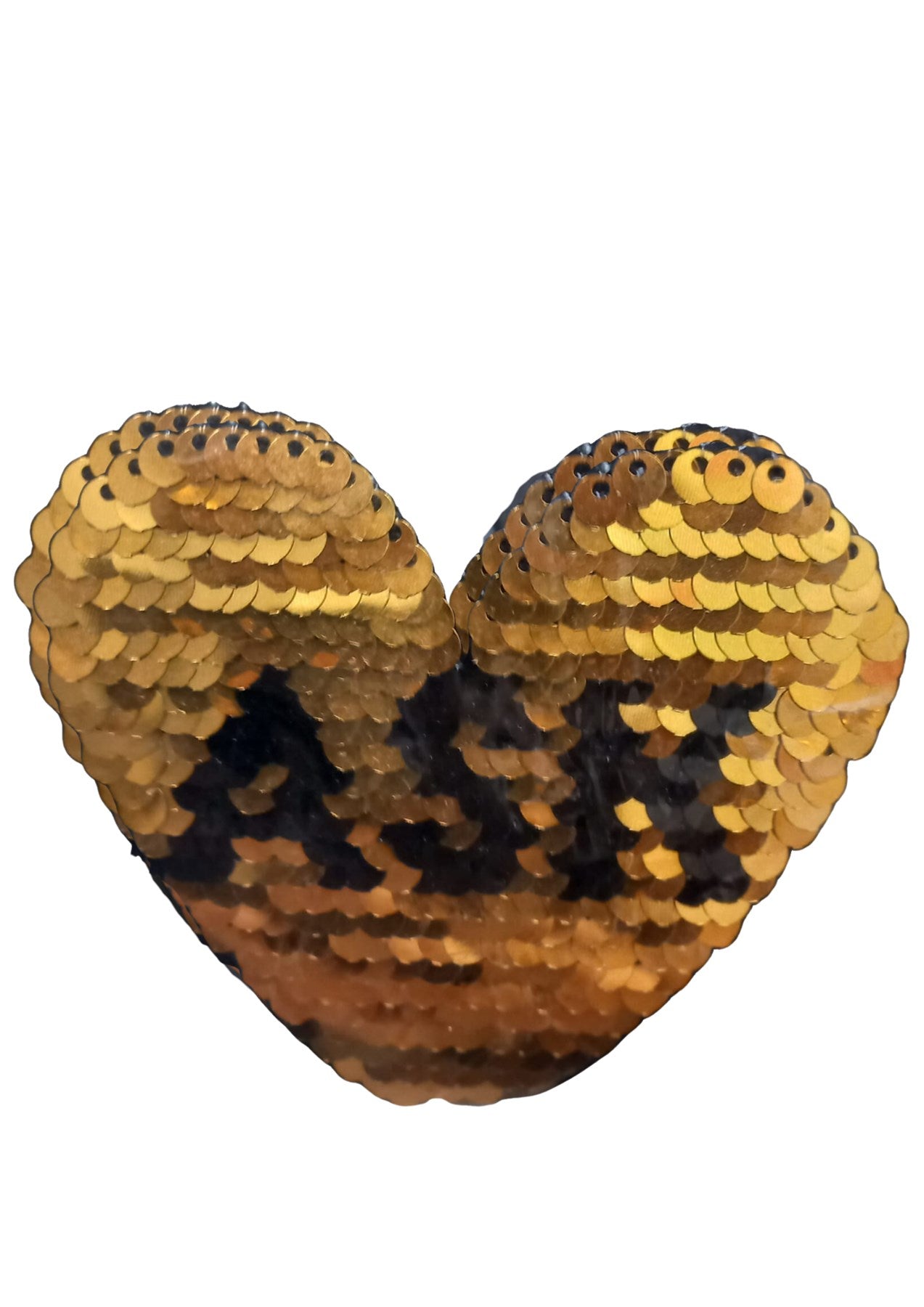 Aplike Ütü Ýle Yapýþan Aþk Yazýlý Pullu Sarý Arma 4x4 cm