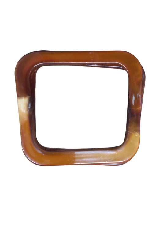 Çanta Sapý Kare Kahverengi 11 cm