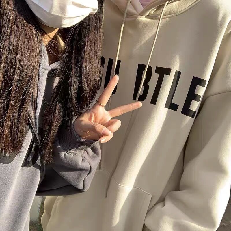 American Style Herren Kapuzenpullover – Plus Size, Samt, Locker, Herbst & Winter