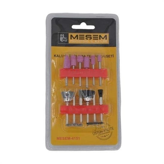 BUFFER® 12li Kalýpçý Taþlama Uçlarý Seti Tel Fýrça Gravür Uçlarý Seti