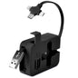 BUFFER® Cep Tipi Telefon Tutuculu Makaralý Uzayýp Kýsalabilen 3'ü 1 Arada USB Þarj Kablosu