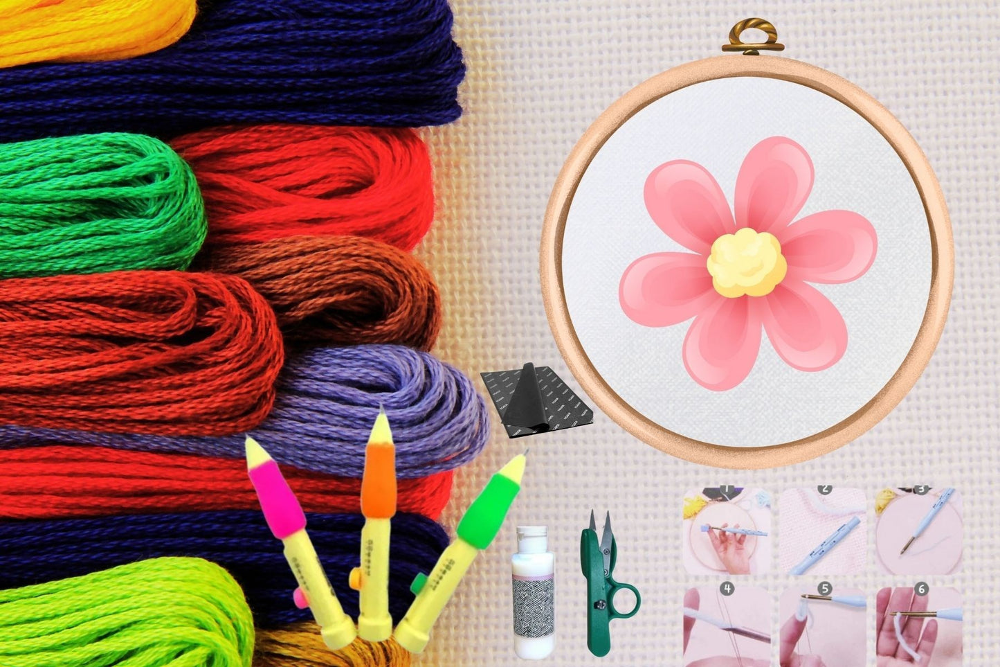 Punch Seti Nakýþ Seti Kasnaklý Kendin Yap Seti Seri 38