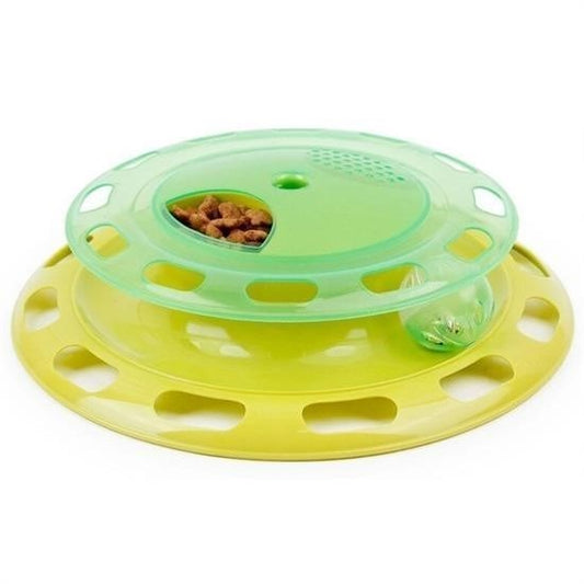 BUFFER® Döner Tablalý Kedi Yemek Yeme Kabý Eðlenceli Kedi Yemek Tabaðý