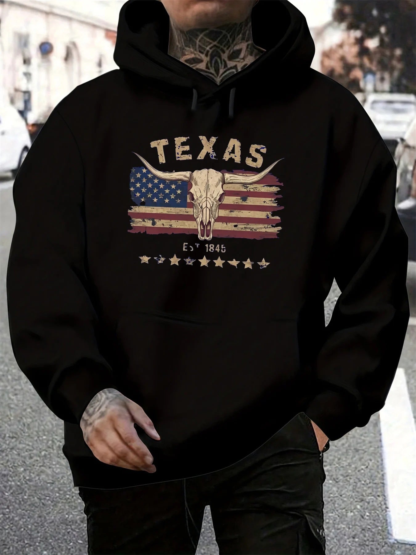 Herren Hoodie Herbst & Winter – Lockerer Kapuzenpullover im Retro-Design | Casual Streetwear