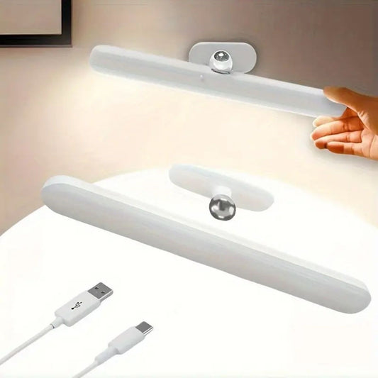 BUFFER® Dokunmatik USB Ýle Þarj Olabilen 27 cm Led Aydýnlatma Makyaj Aynasý Iþýðý