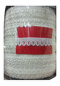 Çamaþýr Lastiði Dantelli 1 cm 75 Metre 1 Top Kýrýk Beyaz