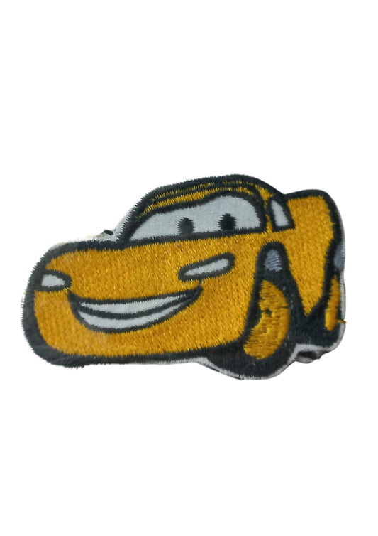Aplike Ütü Ýle Yapýþan Araba Hardal Arma 3x4 cm