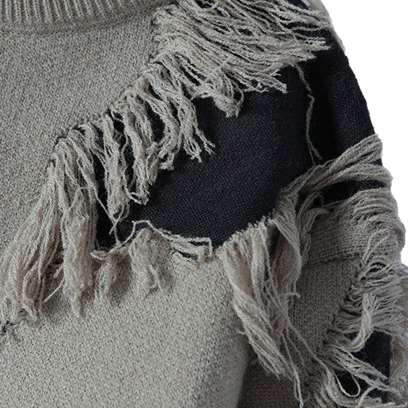 Fashion Lässiger Herren Pullover – Rundhals, Locker Sitzend